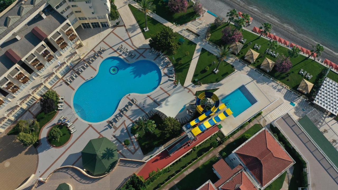 Aqi Hydros Club Hotel Kemer Exterior foto Aerial view of the hotel
