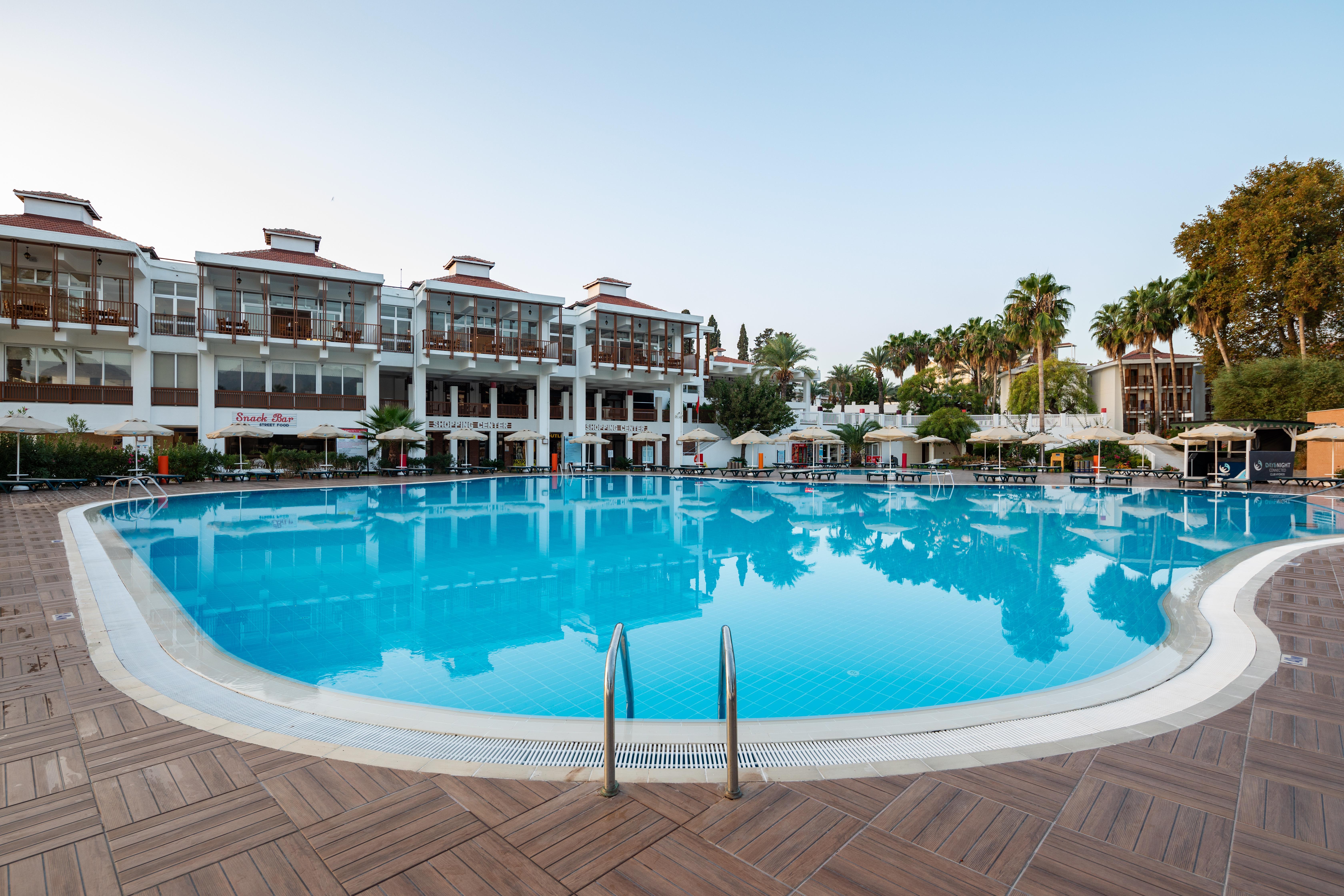 Aqi Hydros Club Hotel Kemer Exterior foto Pool at the hotel